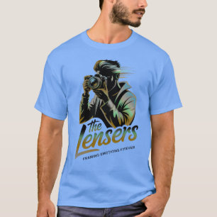 T-shirt La Silhouette du photographe Lensers Cadrage Émo