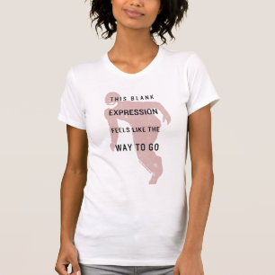 T-shirt La silhouette instantanée de citation