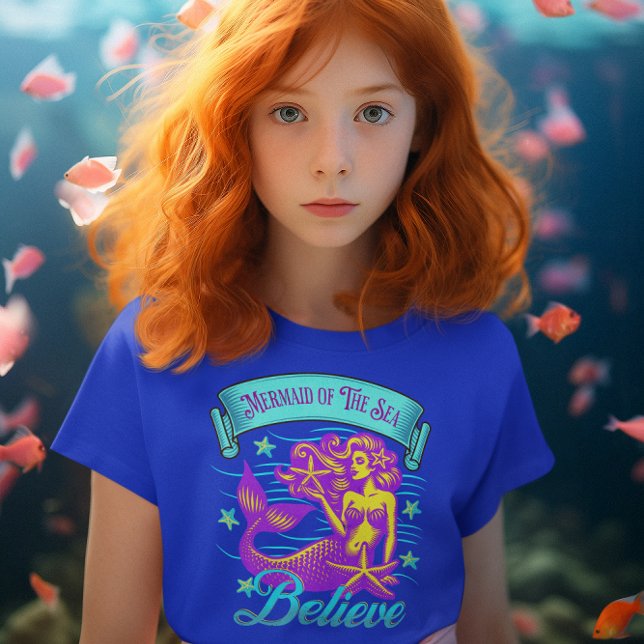 T-shirt La Sirène De La Mer Croit (Créateur téléchargé)