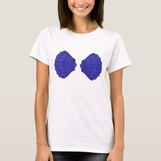 T-shirt La sirène écosse le bleu