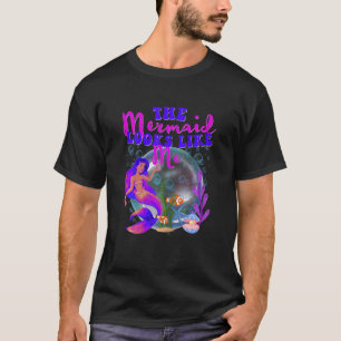 T-shirt La Sirène Me Ressemble À Une Fille Noire