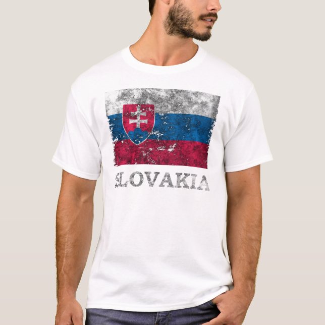 T-shirt La Slovaquie vintage (Devant)