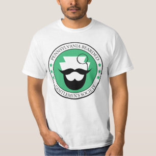 T-shirt La Societ-Pièce en t des messieurs barbus de PA