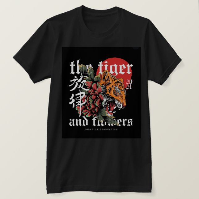 T-shirt La soif du tigre et du dragon (Design devant)