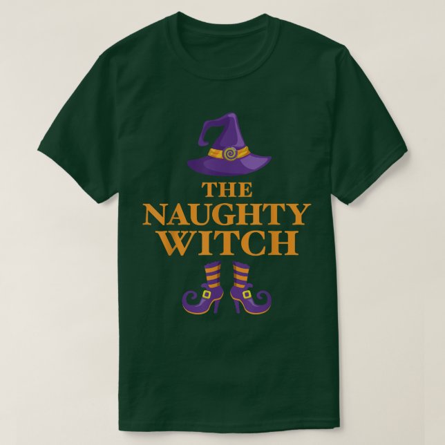 T-shirt La sorcière coquine  (Design devant)