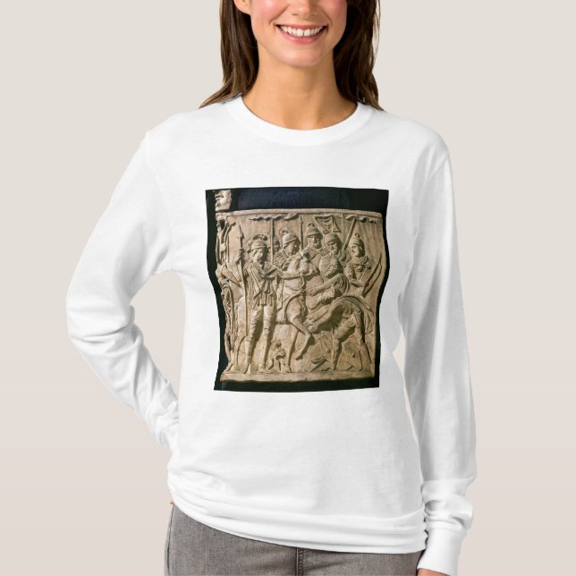 T-shirt La soumission d'un barbare à une troupe romaine (Devant)