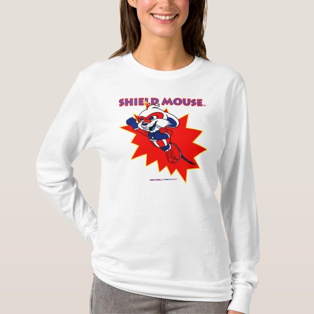 T-SHIRT LA SOURIS DE BOUCLIER "DÉCOLLENT ! " (Devant)