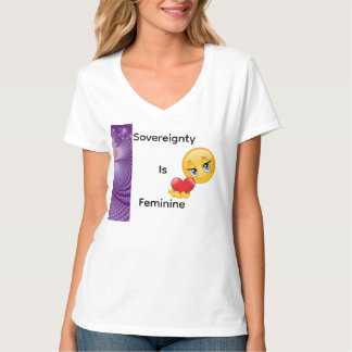 T-shirt La souveraineté est féminine