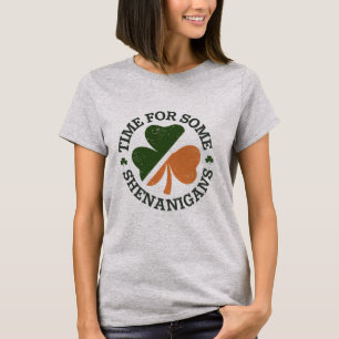 T-shirt La St. Patrick's Time pour quelques clover Farces