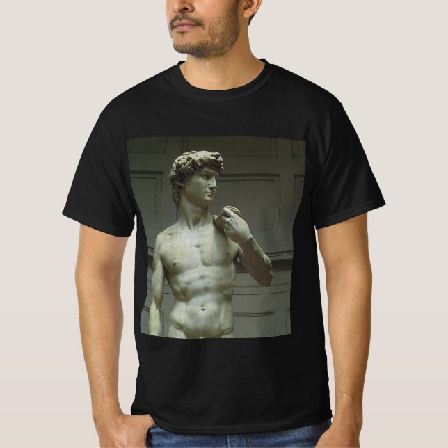 T-shirt La statue de David de Michel-Ange (Devant)