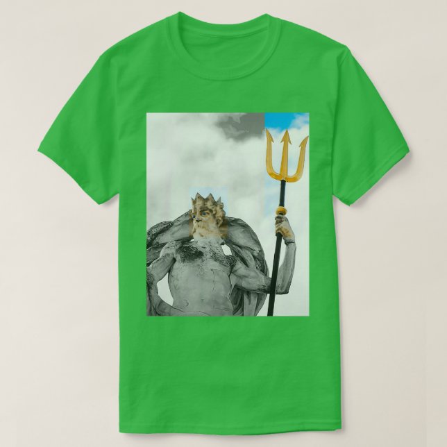 T-shirt La statue grecque Zeus (Design devant)