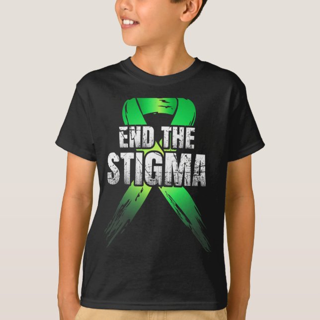 T-shirt La stigmatisation - Sensibilisation à la santé men (Devant)