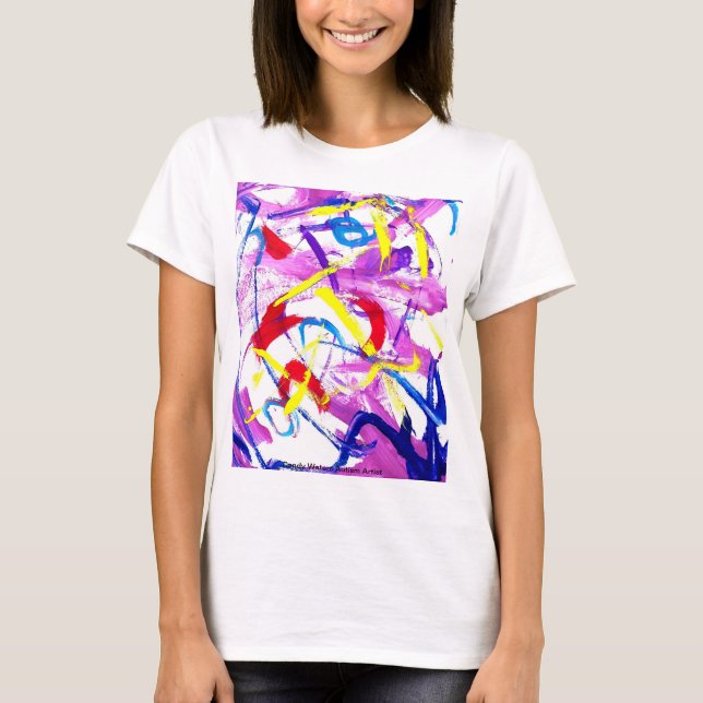 T-shirt La sucrerie arrose l'artiste d'autisme (Devant)