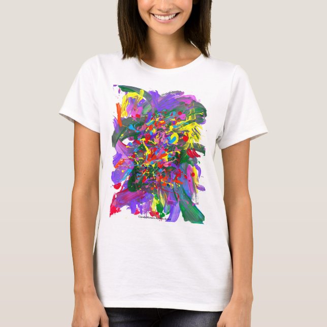 T-shirt La sucrerie arrose l'artiste d'autisme (Devant)