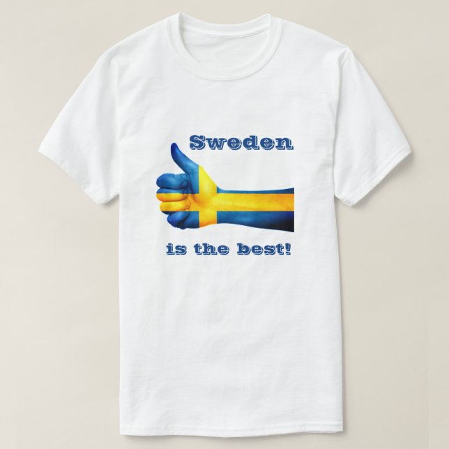 T-shirt La Suède est le meilleur (Design devant)