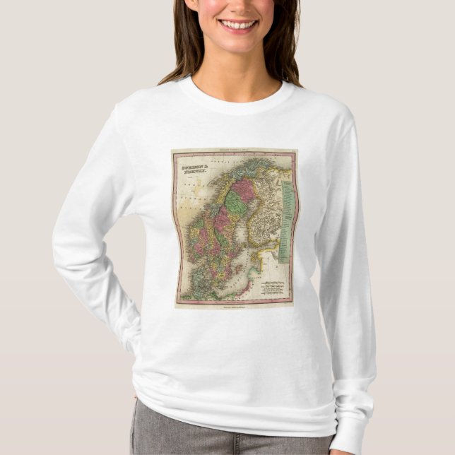 T-shirt La Suède et la Norvège (Devant)
