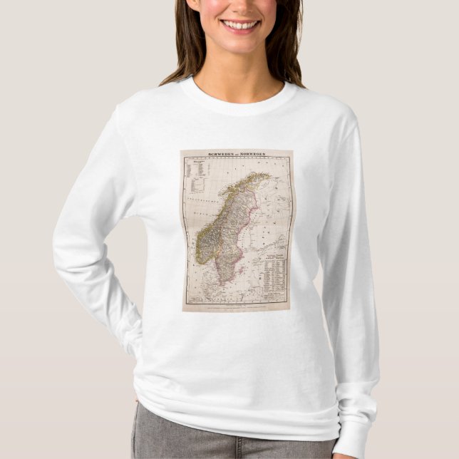 T-shirt La Suède et la Norvège 9 (Devant)