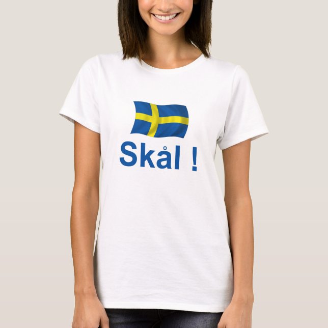 T-shirt La Suède Skal ! (Devant)
