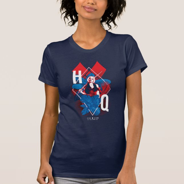 T-shirt La Suicide Squad | Harley Quinn Fern & Diamonds (Devant)