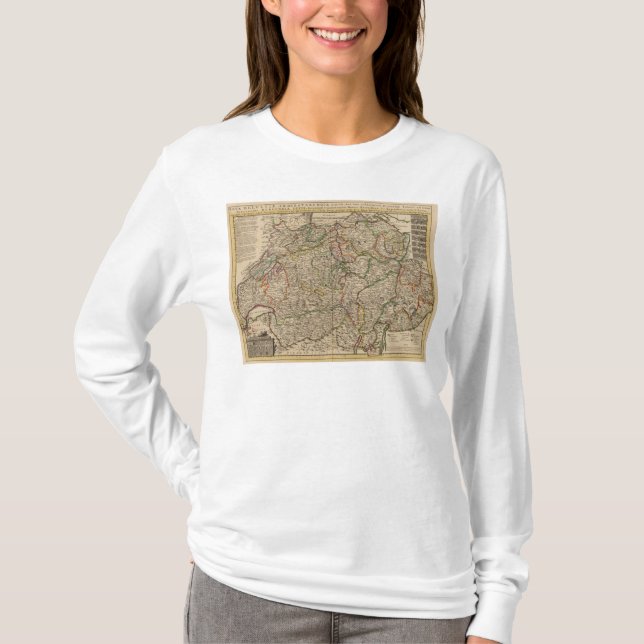 T-shirt La Suisse a gravé la carte (Devant)