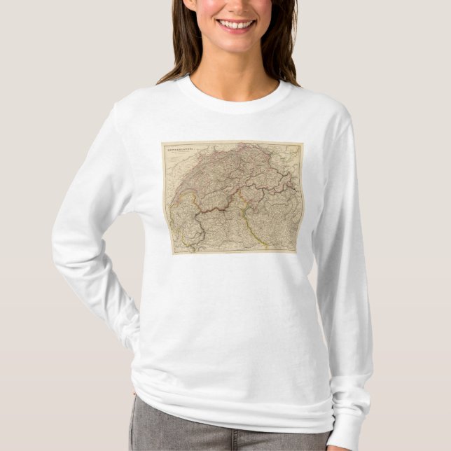 T-shirt La Suisse, Alpes (Devant)