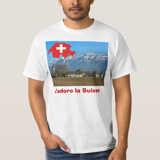 T-shirt La Suisse de J'adore (Devant)