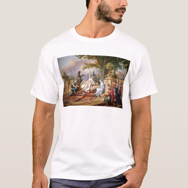 T-shirt La Sultanine servie par ses eunuques (Devant)