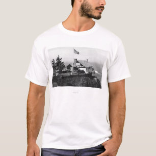 T-shirt La surveillance sur le cap Fowlweather, Orégon