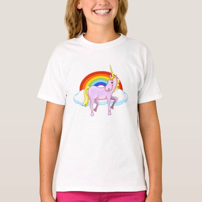 T-shirt La Sweatshirt de la fille de Unicorn (Devant)