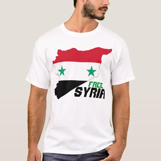 T-shirt La Syrie libre (Devant)