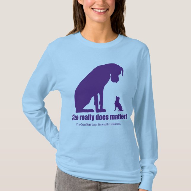 T-shirt La taille importe (Devant)