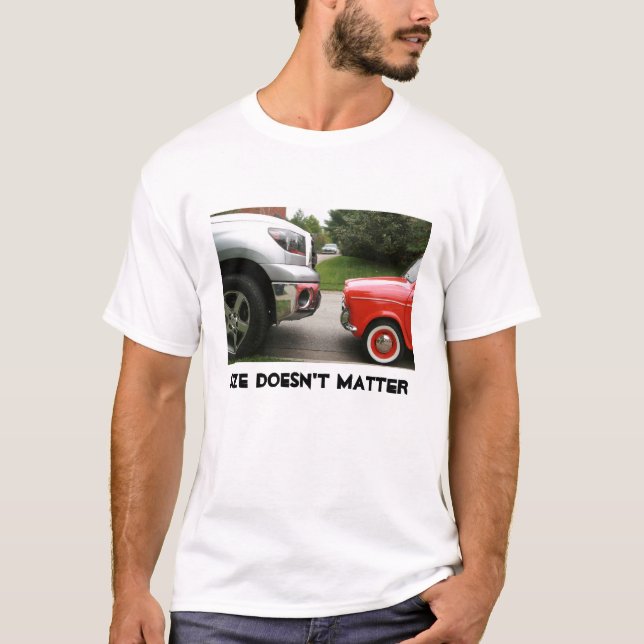 T-shirt La taille n'importe pas (Devant)