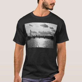 T-shirt La Tamise et le monorail de Londres