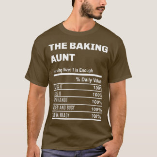 T-shirt La Tante de cuisson drôle cadeau de réunion famili