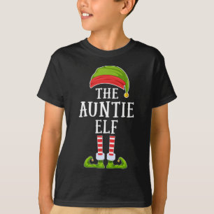 T-shirt La Tante Elfe Noël drôle Famille de jumelage Paj