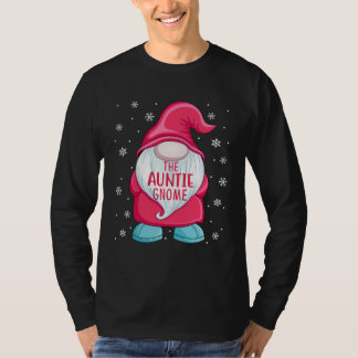 T-shirt La Tante Gnome Gnome Elfe de Noël Tante Correspon