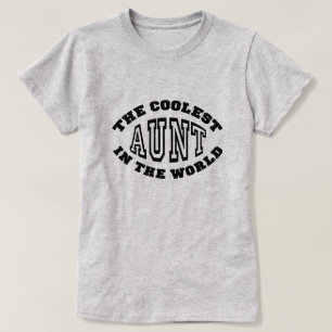 T-shirt La tante la plus fraîche au monde