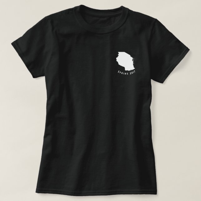 T-shirt La Tanzanie (Design devant)