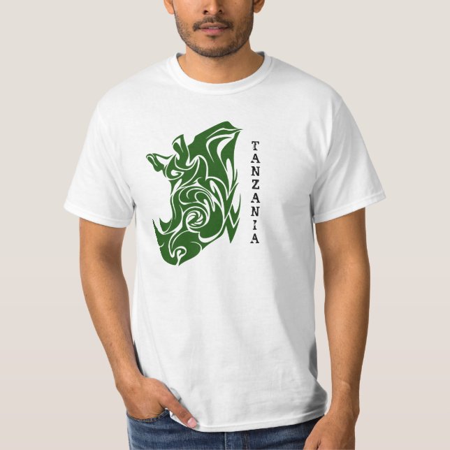 T-shirt La Tanzanie (Devant)