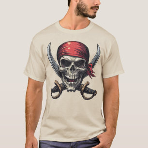 T-shirt La taverne Sea Pirate - Crâne en os