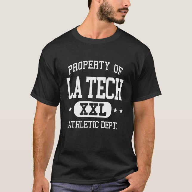 T-shirt LA Tech Retro Athletic Propriété Dept 1 (Devant)