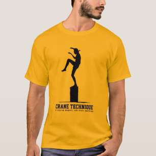 T-shirt La technique de grue - si faite convenablement,