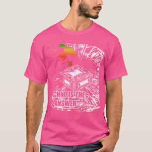 T-shirt La techno est la musique de réponse Electro Dancin