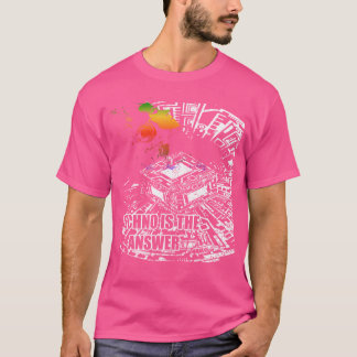 T-shirt La techno est la réponse Musique Electro Danse