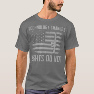 T-shirt La technologie change, les droits ne changent pas 
