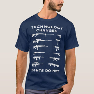 T-shirt La technologie change les droits ne changent pas l