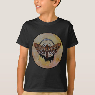 T-shirt La teigne de faucon de la tête de mort