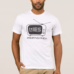 T-shirt La télévision est propagande et se trouve