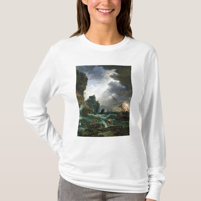 T-shirt La tempête, 1777 (Devant)