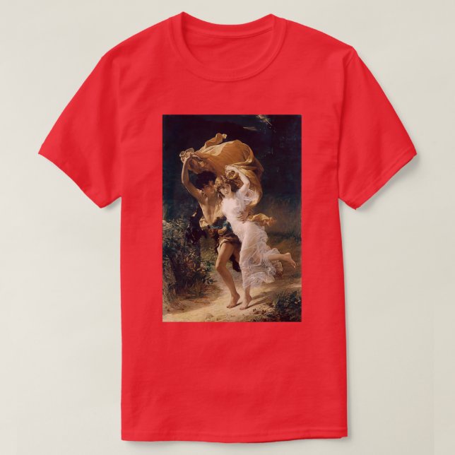 T-shirt La tempête par Pierre Auguste Cot Art Renaissance (Design devant)